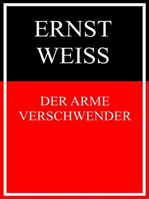 cover image of Der arme Verschwender